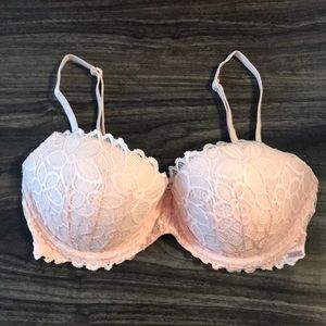 Pink Victoria’s Secret Date push up bra